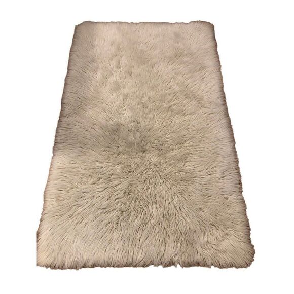 Loloi Danso Shag DA-04 Bone Area Rug Shaggy - Picture 1 of 2